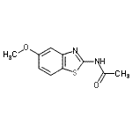 CAS#: 103040-91-1, N-(5-Methoxy-1,3-Benzothiazol-2-Yl)Acetamide
