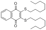 CAS 登录号：103049-97-4， 2,3-二(辛基硫代)-1,4-萘二酮