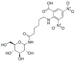 CAS#: 103083-55-2, 3,5-Dinitro-2-[[6-Oxo-6-[[(3R,4S,5S,6R)-3,4,5-Trihydroxy-6-(Hydroxymethyl)Oxan-2-Yl]Amino]Hexyl]Amino]Benzoic Acid