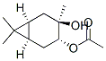 CAS 登录号：10309-63-4， [(1S,3S,4R,6R)-3-羟基-3,7,7-三甲基-4-双环[4.1.0]庚烷基]乙酸酯