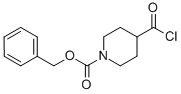 CAS 登录号：10314-99-5， 4-(氯甲酰基)-1-哌啶羧酸苄酯