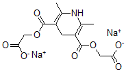 CAS#: 103171-42-2, Disodium 2-[2,6-Dimethyl-5-(2-Oxido-2-Oxoethoxy)Carbonyl1,4-Dihydropyridine-3-Carbonyl]Oxyacetate