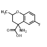 CAS#: 103197-11-1, 4-Amino-6-Fluoro-2-Methyl-4-Chromanecarboxylic Acid