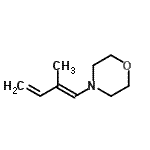 CAS 登录号：10321-84-3， 4-[(1E)-2-甲基-1,3-丁二烯-1-基]吗啉