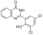 CAS 登录号：1033-16-5， 2-(3,5-二氯-2-羟基苯基)-4(3H)-喹唑啉酮