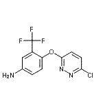 CAS#: 103317-56-2, 4-(6-Chloropyridazin-3-Yl)Oxy-3-(Trifluoromethyl)Aniline