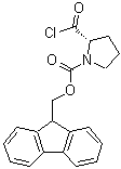 CAS 登录号：103321-52-4， 9H-芴-9-基甲基(2S)-2-(氯甲酰基)-1-吡咯烷羧酸酯