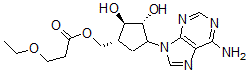 CAS#: 103353-83-9, [(1R,2R,3R)-4-(6-Aminopurin-9-Yl)-2,3-Dihydroxycyclopentyl]Methyl 3-Ethoxypropanoate