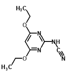CAS 登录号：103355-79-9， (4,6-二乙氧基-2-嘧啶基)氰胺
