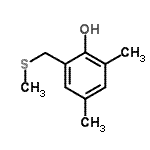 CAS 登录号：10341-45-4， 2,4-二甲基-6-[(甲硫基)甲基]苯酚