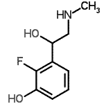 CAS#: 103439-04-9, 2-Fluoro-3-[1-Hydroxy-2-(Methylamino)Ethyl]Phenol