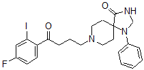 CAS 登录号：103445-60-9， 8-[4-(4-氟-2-碘苯基)-4-氧代丁基]-1-苯基-1,3,8-三氮杂螺[4.5]癸烷-4-酮