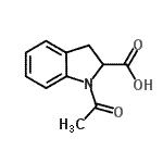 CAS 登录号：103476-80-8， 1-乙酰基-2-吲哚啉羧酸