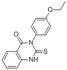 CAS 登录号：1035-51-4， 3-(4-乙氧基苯基)-2,3-二氢-2-硫代-4(1H)-喹唑啉酮