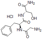 CAS#: 103527-34-0, (2S)-2-[(2-Aminoacetyl)Amino]-N-[(2S)-1-Amino-3-Hydroxy-1-Oxopropan-2-Yl]-3-Phenylpropanamide Hydrochloride