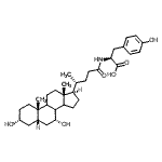 CAS#: 103528-65-0, N-[(3alpha,5beta,7alpha,8xi,9xi,14xi)-3,7-Dihydroxy-24-Oxocholan-24-Yl]-L-Tyrosine