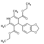 CAS#: 10354-29-7, Diethyl 4-(1,3-Benzodioxol-5-Yl)-2,6-Dimethyl-1,4-Dihydro-3,5-Pyridinedicarboxylate