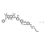 CAS 登录号：103580-64-9， 二钠4-氨基-3-{[4'-({2-氨基-4-[(3-丁氧基-2-羟基丙基)氨基]苯基}偶氮)-3,3'-二甲基-4-联苯基]偶氮}-5-羟基-6-(苯基偶氮)-2,7-萘二磺酸酯