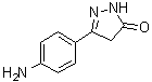 CAS 登录号：103755-57-3， 5-(4-氨基苯基)-2,4-二氢-3H-吡唑-3-酮