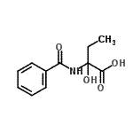 CAS#: 103797-20-2, 2-(Benzoylamino)-2-Hydroxybutanoic Acid