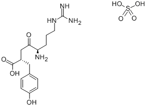 CAS#: 103900-19-2, (alphaR)-alpha-[(3S)-3-Amino-6-[(Aminoiminomethyl)Amino]-2-Oxohexyl]-4-Hydroxy-Benzenepropanoic Acid