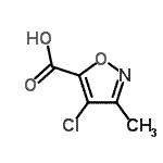 CAS 登录号：103912-63-6， 4-氯-3-甲基-1,2-恶唑-5-羧酸