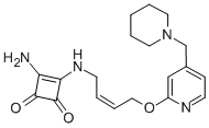 CAS 登录号：103922-33-4， 3-氨基-4-[[(Z)-4-[4-(哌啶-1-基甲基)吡啶-2-基]氧基丁-2-烯基]氨基]环丁-3-烯-1,2-二酮