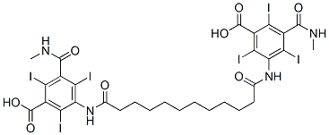 CAS#: 10397-78-1, 5,5'-[Decamethylenebis(Carbonylimino)]Bis(N-Methyl-2,4,6-Triiodoisophthalamic Acid)
