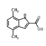 CAS#: 103988-96-1, 4,7-Dimethyl-1H-Indole-2-Carboxylic Acid