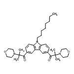CAS#: 104005-37-0, 1,1'-(9-Octyl-9H-Carbazole-3,6-Diyl)Bis[2-Methyl-2-(4-Morpholinyl)-1-Propanone]