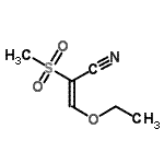 CAS 登录号：104007-26-3， (2E)-3-乙氧基-2-(甲基磺酰基)丙烯腈