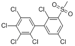 CAS#: 104086-18-2, 1,2,3,4-Tetrachloro-5-(2,5-Dichloro-3-Methylsulfonylphenyl)Benzene