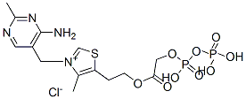 CAS#: 104114-88-7, 2-[3-[(4-Amino-2-Methylpyrimidin-5-Yl)Methyl]-4-Methyl-1,3-Thiazol-3-Ium-5-Yl]Ethyl 2-(Hydroxy-Phosphonooxyphosphoryl)Oxyacetate Chloride