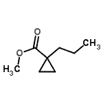 CAS 登录号：104131-81-9， 甲基1-丙基环丙烷羧酸酯