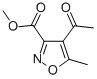 CAS 登录号：104149-61-3， 4-乙酰基-5-甲基-3-异恶唑羧酸甲酯