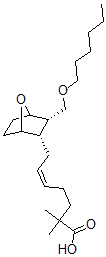 CAS#: 104162-13-2, (Z)-7-[(1R,4S,5S,6S)-5-(Hexoxymethyl)-7-Oxabicyclo[2.2.1]Heptan-6-Yl]-2,2-Dimethylhept-5-Enoic Acid