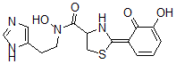 CAS#: 104245-09-2, (2Z)-N-Hydroxy-2-(5-Hydroxy-6-Oxo-1-Cyclohexa-2,4-Dienylidene)-N-[2-(3H-Imidazol-4-Yl)Ethyl]-1,3-Thiazolidine-4-Carboxamide