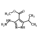 CAS#: 104249-53-8, Methyl 3-Hydrazino-5-Isopropyl-1H-Pyrazole-4-Carboxylate