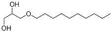 CAS 登录号：10430-97-4， 3-癸基氧基-1,2-丙烷二醇