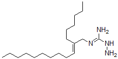 CAS 登录号：104302-36-5， 1-氨基-2-[(E)-2-己基十二碳-2-烯基]胍