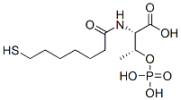 CAS 登录号：104302-77-4， (2R,3R)-3-膦酰氧基-2-(7-硫基庚酰氨基)丁酸