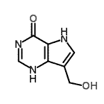 CAS#: 104303-72-2, 7-(Hydroxymethyl)-1,5-Dihydro-4H-Pyrrolo[3,2-d]Pyrimidin-4-One