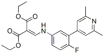 CAS#: 104431-74-5, Diethyl 2-[[[3-(2,6-Dimethylpyridin-4-Yl)-4-Fluorophenyl]Amino]Methylidene]Propanedioate