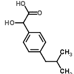 CAS#: 104483-03-6, Hydroxy(4-Isobutylphenyl)Acetic Acid