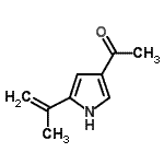 CAS 登录号：104508-45-4， 1-(5-异丙烯基-1H-吡咯-3-基)乙酮