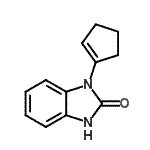 CAS 登录号：104509-42-4， 1-(1-环戊烯-1-基)-1H-苯并咪唑-2-醇