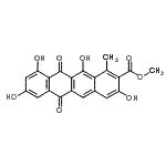 CAS#: 104513-07-7, Methyl 3,8,10,12-Tetrahydroxy-1-Methyl-6,11-Dioxo-6,11-Dihydro-2-Tetracenecarboxylate