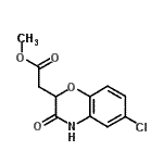 CAS#: 104662-84-2, Methyl (6-Chloro-3-Oxo-3,4-Dihydro-2H-1,4-Benzoxazin-2-Yl)Acetate