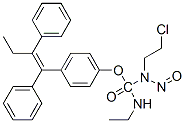 CAS 登录号：104691-78-3， 1-(2-氯乙基)-3-[2-[4-[(Z)-1,2-二(苯基)丁-1-烯基]苯氧基]乙基]-1-亚硝基脲