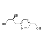 CAS 登录号：104696-23-3， (2S)-3-[5-(羟基甲基)-2-吡嗪基]-1,2-丙烷二醇